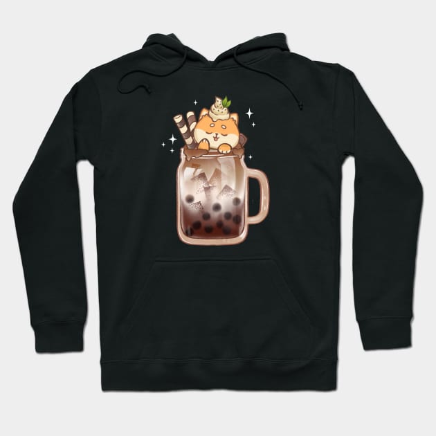 Shiba Moka Frappe Hoodie by Kukoo.Kat